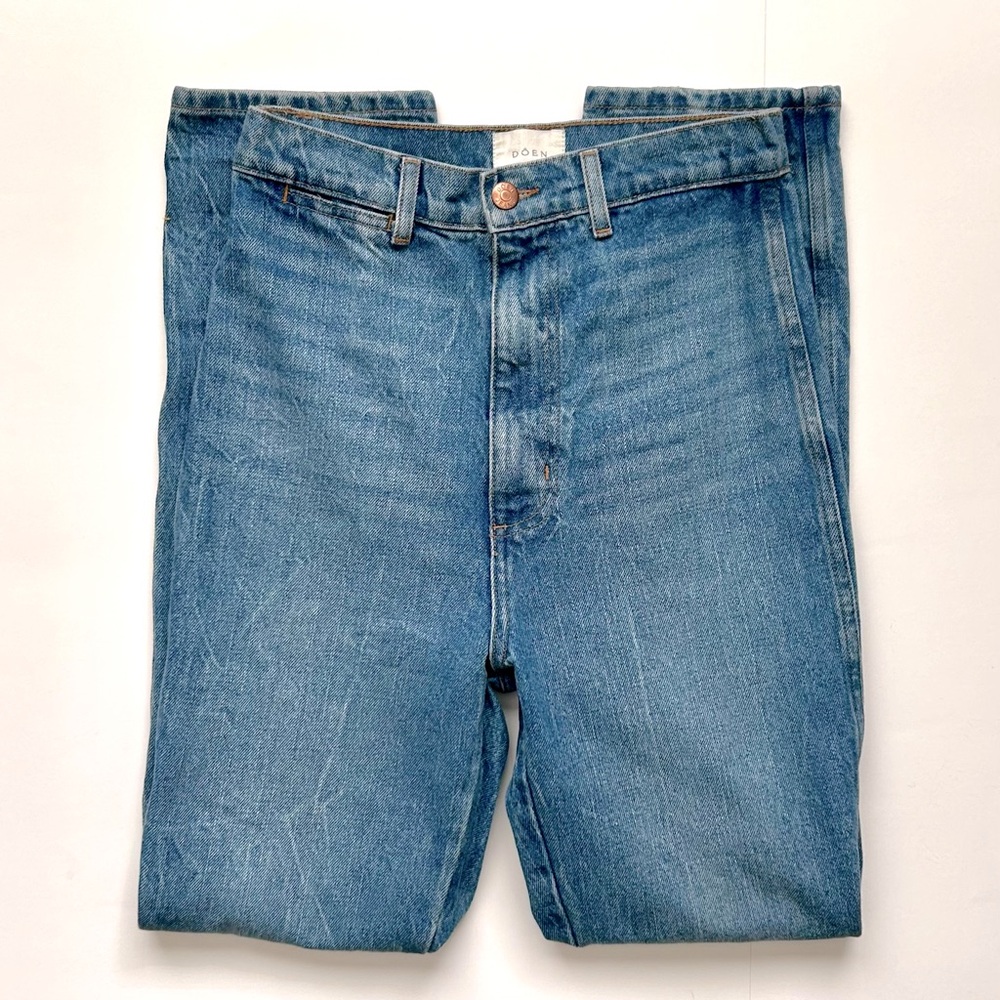 Doen High Rise Blue Jeans - Picture 8 of 13